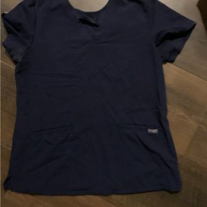 Medium Navy Figs Four pocket shirt. Good condition.